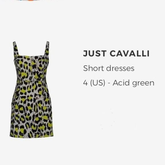 JUST CAVALLI Green Leopard Dress - Picture 6 of 6